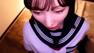 Amateur blonde girlfriend homemade blowjob and handjob