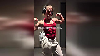 18yo Gym Gloryhole Gangbang: Virgin Pussy Ripped Live TikTok