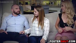 Foster Stepdaughter Aaliyah Love Joins Stepdad to Bang Stepmom in Wild Threesome
