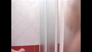 My Stepson's Wife Gets Facial in Bathroom - Amateur MILF Taboo Sex