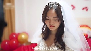 CAV VSUB 01 bride swallowing her husbands atmosphere, fucked on the wedding day