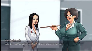 Tori's secret summer office affair revealed in Summertime Saga