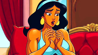 Slutty Princess and a Lustful Genie Rub a Lamp