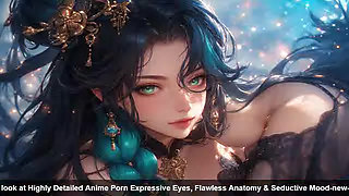 rare look at Highly Detailed Anime Porn Expressive Eyes, Flawless Anatomy & Seductive Mood