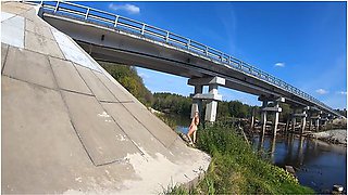 Forest Guards Observed Nude Girl