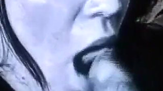 Blowjob and Fuck in the Smoke