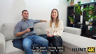 Hunt4k. i\u2019m The Sluttiest neighbour and i fuck in front of my boyfriend! so what?