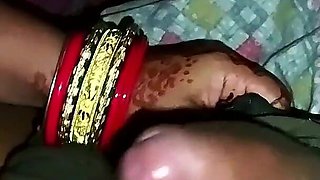 Hot Tamil Desi Aunty Hard Blowjob and Riding Sex in Midnight with Brother in Law for White Gel in Pussy