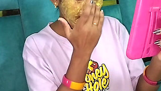 Step sisters enjoying outdoor hot romance