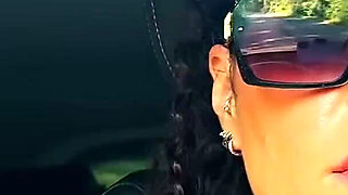 Italian Girl Ass Fucked and Slapped and Spat in the Trunk of the Car!