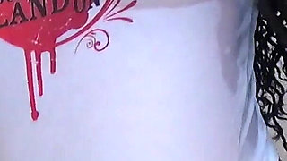 Wet T-shirt Time- Goddess Rosie Reed Wet Tee Tease with Small Tits-1080p HD