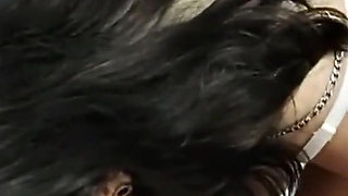 POV - Debora on Her Knees Licking Balls & Giving a Spiral Blowjob on Wellington's Big Veiny Cock