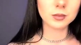 Blonde babe britney braces solo dildo masturbation