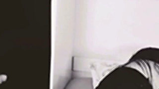 Prank with Wife the Cuckold Left Eater Inside Wardrobe to Get in Together at Sex Time