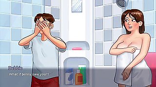 New Hot Bhabhi Make Romantic Seen In Summer Time Saga With Car Toon