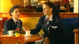 Two Young Bisexual Girls Fucked and Cummed in Mouth by Two Huge Cocks