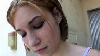 Teen brunette hin hardcore anal scene