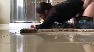 Maid with owner alone at home