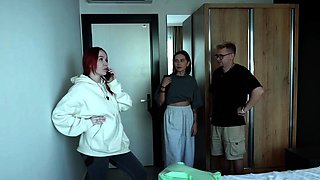 Stepmom ends up getting dicked in bed