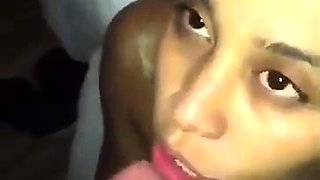 Sexy interracial teen blowjob fuck