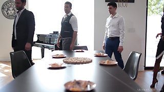 Modern-day Sins - Big Ass Nympho Gets Double Penetration at Dinner Party!