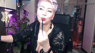 My stepmother is my web cam breezy! Immodest dancing, close-up cooter and fair getting off of a mega-slut in 45 format!