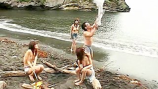 Best Japanese slut Mao Saito, Arisa Kanno in Horny Outdoor, Beach JAV movie