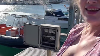 Girl No Panties Flashing Pussy and Tits Public Compilation