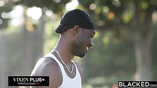 Blacked.Com featuring Sawyer Cassidy and Hollywood Cash's hd scene