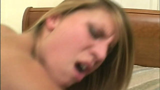 Two Fantastic Teen Blondes Ass Fucked and Cummed in Mouth by Two Monster Black Cocks