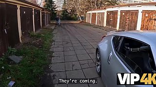 Traded my car for a pussy of his hot gf Caroline Forbes