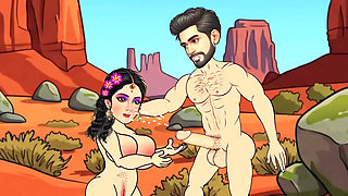 Pinky and Baban's desert me sex video. Big cock and big boobs Cartoon Sex Videos