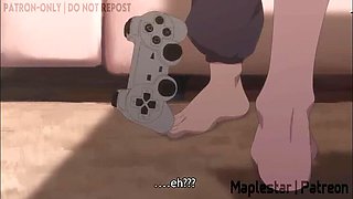 Hentai Babe Marin Blowjob & Riding Big Ass POV - Japanese XXX