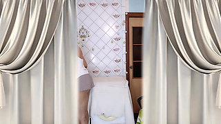 Old Housewife Lukerya's Morning Flirtation Involves Brushing Her Teeth on the Washing Machine