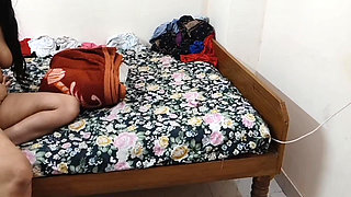 The Husband Was Not at Home, the Father-in-law Fucked the Daughter-in-law Vigorously, Fucked in a Hindi Voice.