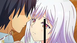 A horny, lascivious girl seducing her teacher - Hentai