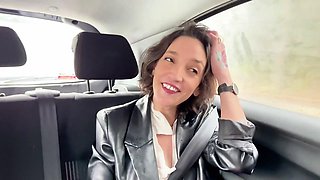 Brunette Nursing Assistant Lena Gives Blowjob in Grasse
