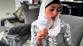 Innocent maid Aaliyah Yasin discovers sex toys