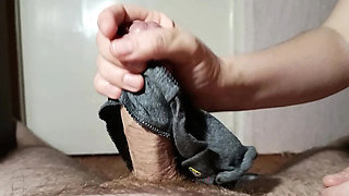 Homemade Amateur Handjob Compilation - Asian MILF Helps Cumshot on Tiny Tits