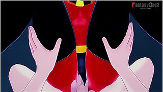 Car Toon In Violet Parr Super Hero Costume The Incredibles Sex On The Park