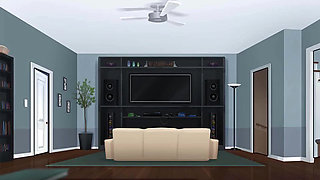 Summertime saga: stepdaughter and stepson caught their stepmother masturbating in her bed ep 43