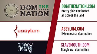 Bound humiliated teen babe