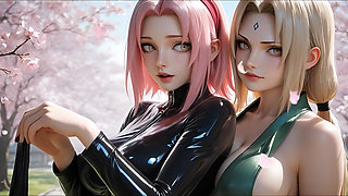 Sfw Tsunade and Sakura Softcore Show