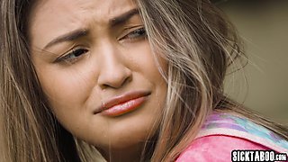 Big bum Latin student fucks steamy teenage