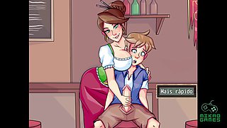Eager town adventures featuring bar girl Raylene in steamy scenarios