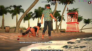 Lisa Total Investigation! by Dragofinder Studio - Diry Sex on the Beach, Cleaning a Buttplug with the Tongue 47