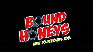 Sexy blonde with pinkg stockings