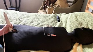 Blonde amateur MILF pov toys fingering shaved cunt