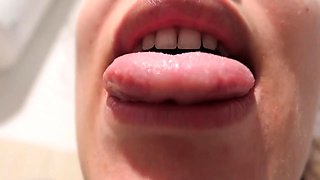 AmayaMori - Indian Stepsister Does Tongue Fetish From