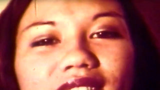 Vintage Asian Threesome Classic with Retro Lingerie Goddess